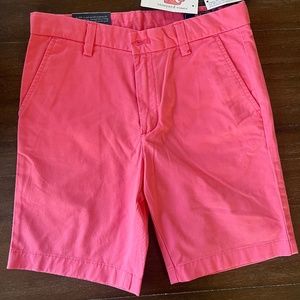 Vineyard vines size 10 boys breaker shorts pink red nwt